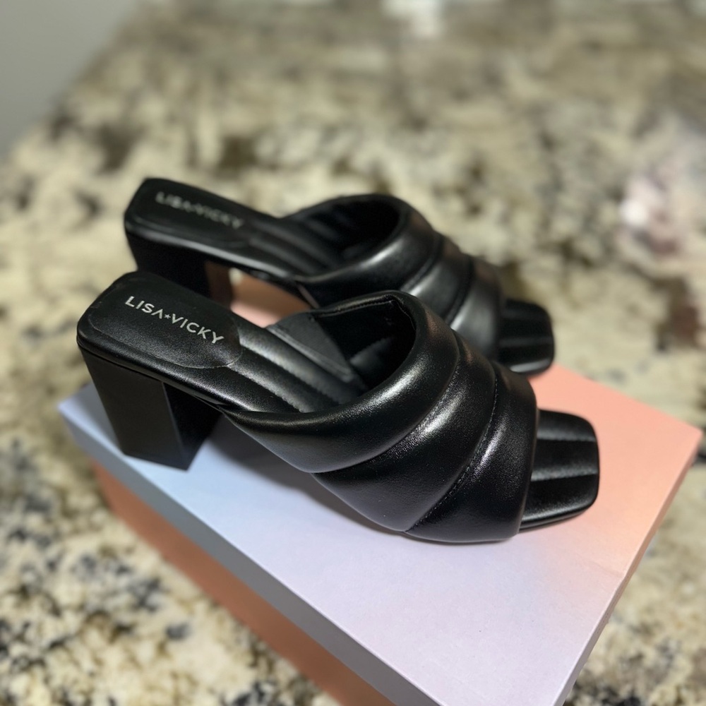 Lisa-Vicky Black‎ Women's Mules